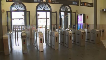 El servicio de Rodalies ha quedado suspendido este sábado. / Aragón TV