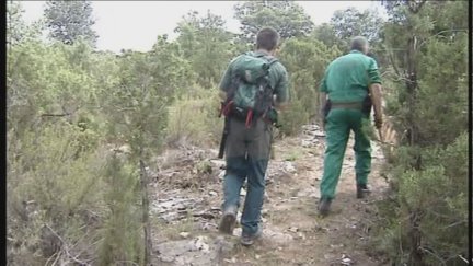 Zona donde desapareció la ciudadana belga durante las batidas para encontrarla. / Aragón Tv