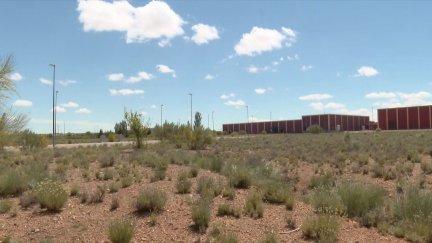 Centro de datos que la empresa Box2Bit construye en Cariñena./ Aragón TV
