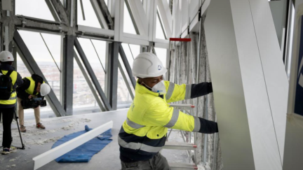 Obras de acondicionamiento de la Torre del Agua. / Gobierno de Aragón