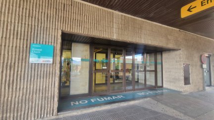 Acceso al Hospital Ernest Lluch de Calatayud. / Gobierno de Aragón