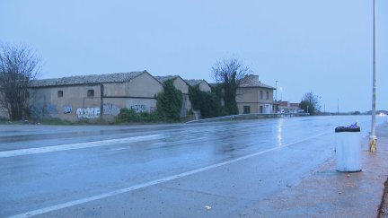 N-II a su paso por Villafranca de Ebro, donde se ha registrado el accidente. / Aragón TV