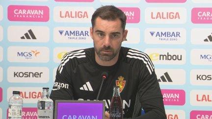 Rubén Sellés, durante su comparecencia de este viernes en el Ibercaja Estadio.