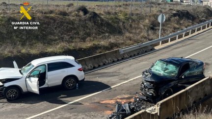 El accidente se ha producido en la A-21. / Guardia Civil