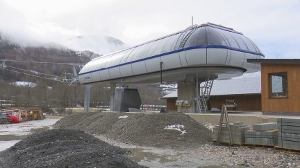 Obras de la telecabina de Benasque (Huesca). / Aragón TV