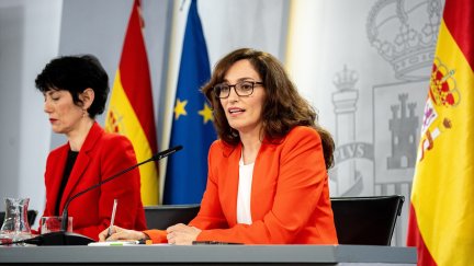 Rueda de prensa tras la reunión del Consejo de Ministros este martes. / Europa Press