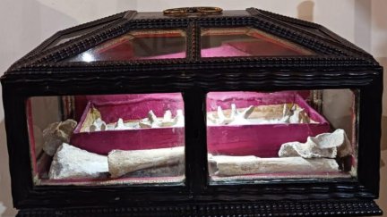 La Colegiata del Santo Sepulcro de Calatayud conserva las reliquias de San Valentín desde el siglo XVII. | Ayuntamiento de Calatayud