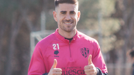 Dani Ojeda durante un entrenamiento.
