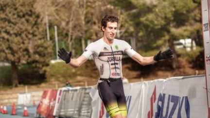 Fernando Zorrilla tras ganar la prueba.