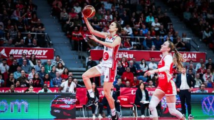 Vorackova, durante un partido
