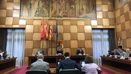 Imagen de archivo de un pleno celebrado en el Ayuntamiento de Zaragoza. / Europa Press