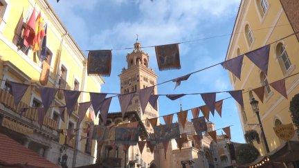 Teruel ya se ha convertido en una villa medieval por la celebración de las Bodas de Isabel. / Aragón TV