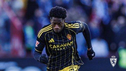 Saidu, en un partido de esta temporada.