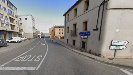 La N-122 a su paso por Borja (Zaragoza). / Google Maps