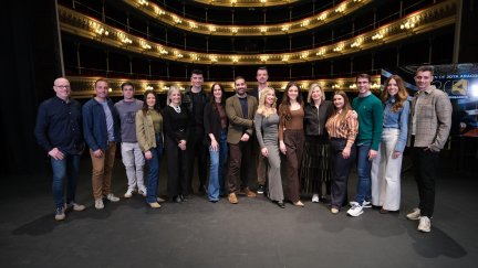 La presentación ha tenido lugar este lunes en el Teatro Principal de Zaragoza. / Aragón TV