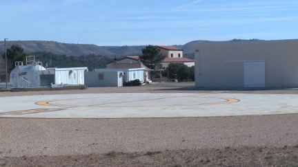 Calamocha cuenta con una nueva infraestructura en su base helitransportada./ Gobierno de Aragón