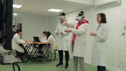 Simuladores en el CPIFP Corona de Aragón, de Zaragoza./ Archivo/ Gobierno de Aragón