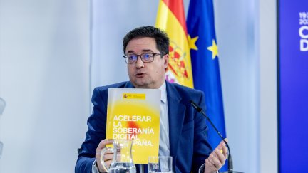 Óscar López este martes durante una rueda de prensa tras el Consejo de Ministros / Ricardo Rubio / Europa Press