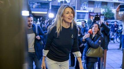 Yolanda Díaz en un acto celebrado este 24 de enero. / Europa Press