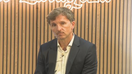 Lalo Arantegui en rueda de prensa.