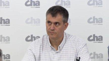 Joaquín palacín era presidente de Chunta Aragonesista. / Aragón TV