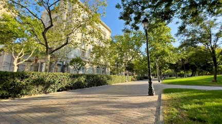 Zona verde de la Plaza de los Sitios / Ayuntamiento de Zaragoza