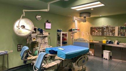 Área de paritorios del Hospital Clínico Universitario Lozano Blesa durante la visita guiada. | Gobierno de Aragón