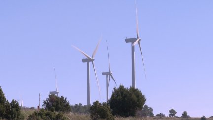 Parque eólico. / Aragón TV