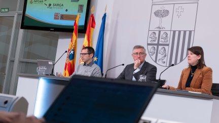 El Departamento de Medio Ambiente presenta Flama, la herramienta tecnológica para optimizar la gestión, la prevención y la extinción de incendios forestales. / Gobierno de Aragón. Fabián Simón