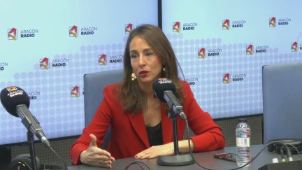 La presidenta de las Cortes de Aragón, María Navarro. / Aragón Radio