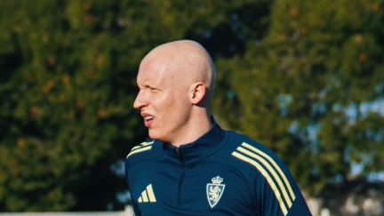 Valery, durante un entrenamiento