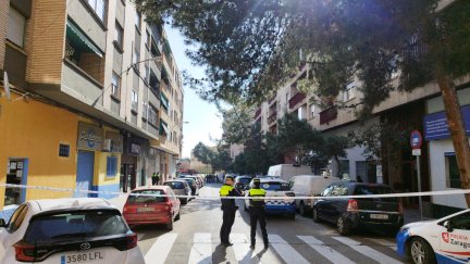 El tiroteo se ha producido en la calle Gabriel Cisneros de Zaragoza. / AH