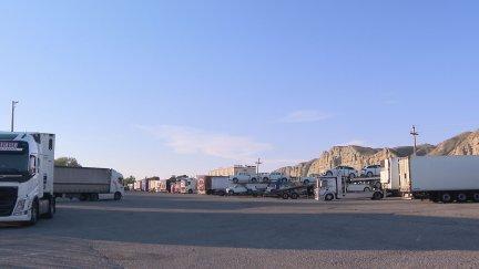 Estación de servicio de Alfajarín (Zaragoza) donde ha ocurrido el atropello. / Aragón TV