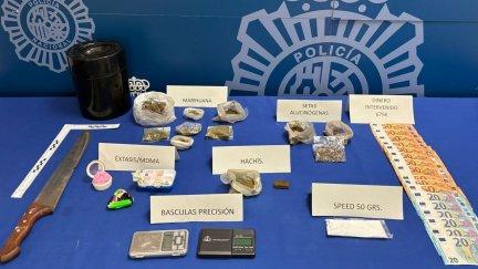 Droga incautada por la Policía. / Policía Nacional