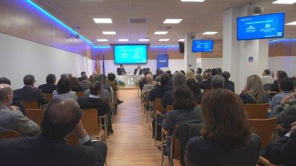 Presentación de los resultados de la encuesta realizada por CEOE. / Aragón TV