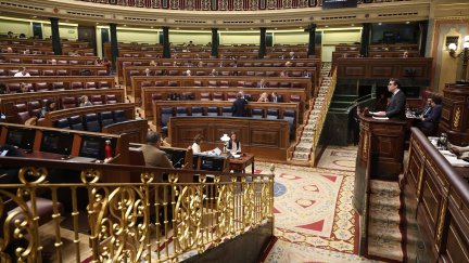 Carlos Cuerpo en una imagen de este jueves en el Congreso de los Diputados. / duardo Parra / Europa Press