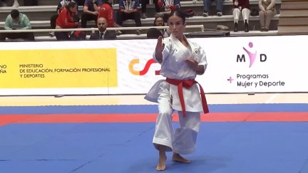 Raquel Roy, durante la final del Campeonato de España disputada este viernes.