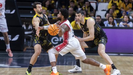 Justin Wright-Foreman durante el último encuentro ante Tenerife.