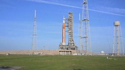 El cohete Artemis II, listo para su lanzamiento. / Aragón TV