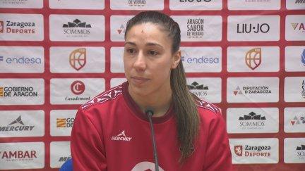 Laia Flores en rueda de prensa