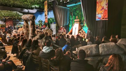 Una imagen de Dinopolis durante esta Semana Santa. / Gobierno de Aragón