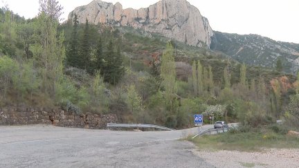 El suceso ha ocurrido en la A-132, en el término municipal de Murillo de Gállego (Zaragoza). / Aragón TV