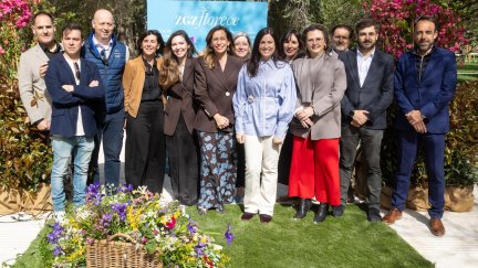 Presentación del festival Zaragoza Florece este martes en Zaragoza. / Ayuntamiento de Zaragoza