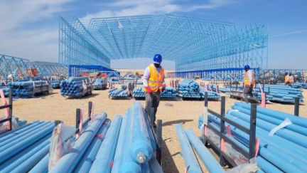 Construcción del nuevo hangar de Teruel. / Gobierno de Aragón