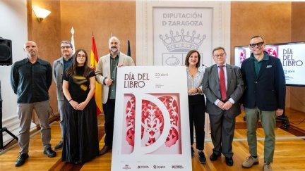Representantes de las instituciones y entidades que han presentado el Día del libro en Zaragoza./ Ayuntamiento de Zaragoza