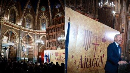 Acto del Día de Aragón en Teruel este martes en la Iglesia de San Pedro. / Gobierno de Aragón / Fabián Simón