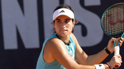 Carlota Martínez durante el encuentro de este miércoles.