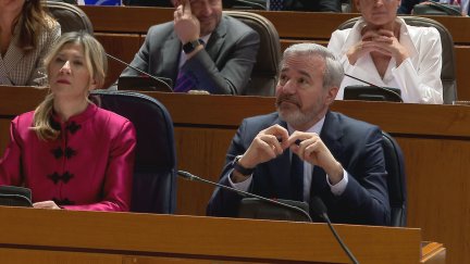 Azcón expondrá este martes su proyecto político en las Cortes. / Aragón TV
