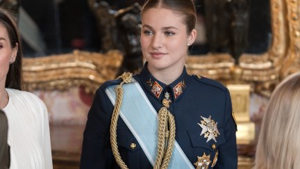 La princesa Leonor, durante la Pascua Militar, en el Palacio Real, a 6 de enero de 2026./ Pool. Diego Radamés