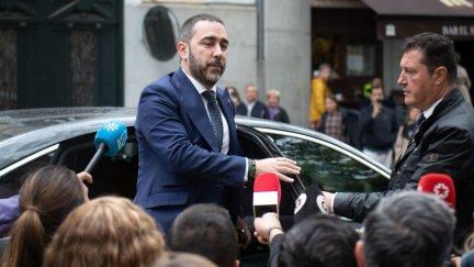 El empresario Víctor de Aldama a su llegada al Tribunal Supremo. / Europa Press